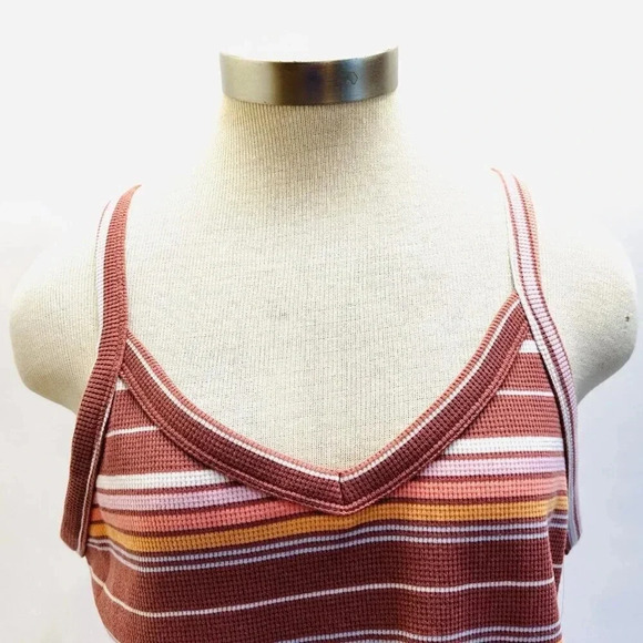 NWT SO GOODS FOR LIFE Juniors Sleeveless Pullover V-Neck Striped Shirt Size XL - Picture 2 of 9